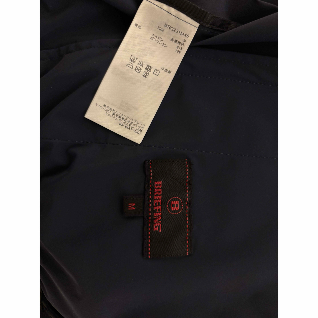 BRIEFING - BRIEFING GOLF MENS WIND VEST ネイビー Mの通販 by BRIEFING - BRIEFING GOLF MENS WIND VEST ネイビー Mの通販 by