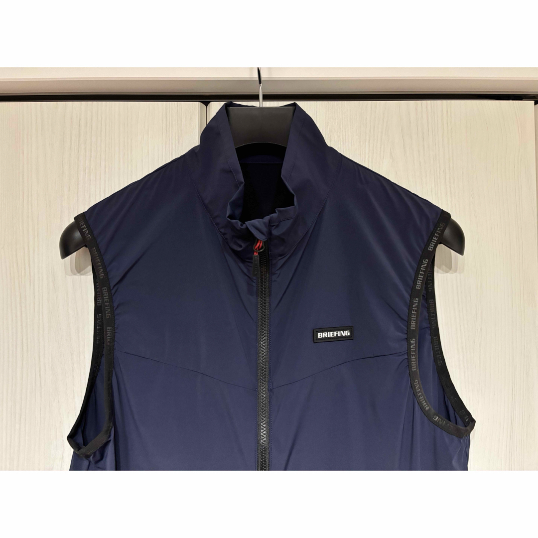 BRIEFING - BRIEFING GOLF MENS WIND VEST ネイビー Mの通販 by BRIEFING - BRIEFING GOLF MENS WIND VEST ネイビー Mの通販 by