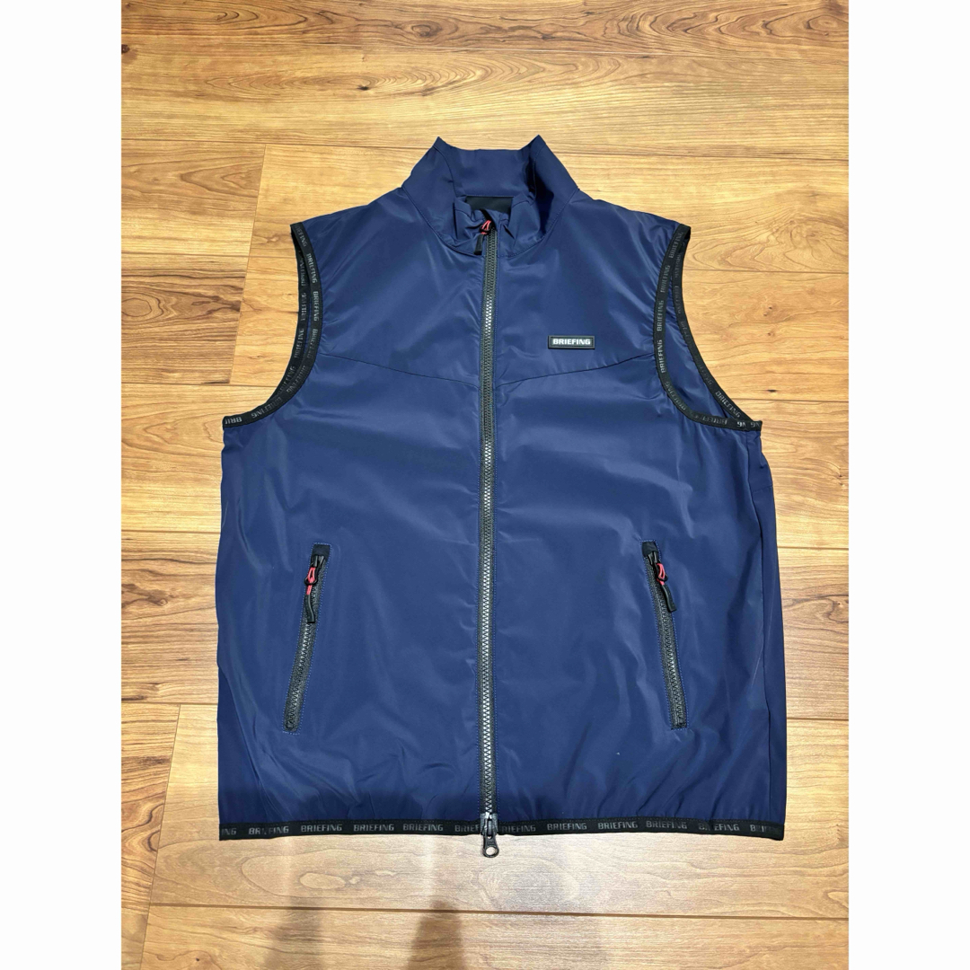 BRIEFING - BRIEFING GOLF MENS WIND VEST ネイビー Mの通販 by BRIEFING - BRIEFING GOLF MENS WIND VEST ネイビー Mの通販 by
