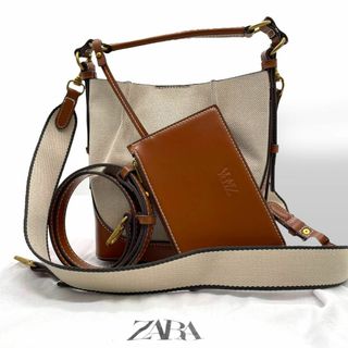 ZARA - ZARA 完売商品! ショルダーバッグ ブラウンの通販 by 断 ZARA - ZARA 完売商品! ショルダーバッグ ブラウンの通販 by 断