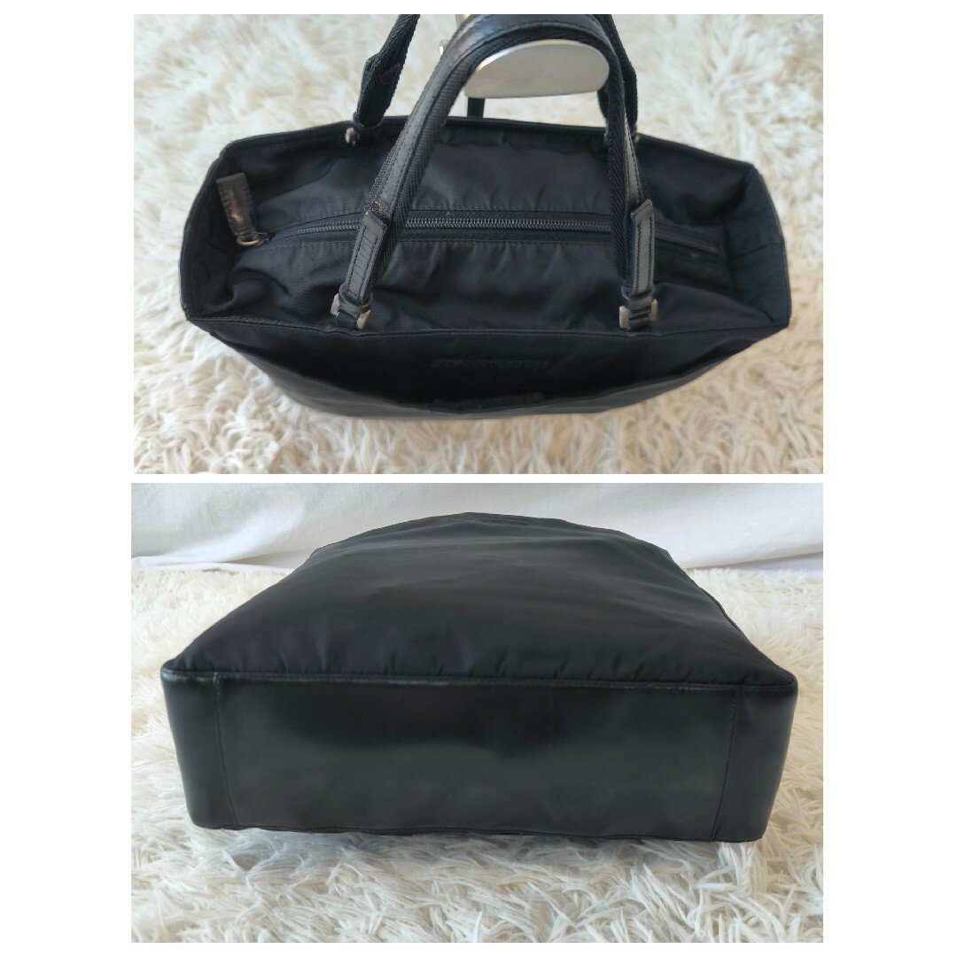 PRADA - PRADA プラダ ハンドバッグ トート 三角ロゴ ナイロン PRADA - PRADA プラダ ハンドバッグ トート 三角ロゴ ナイロン