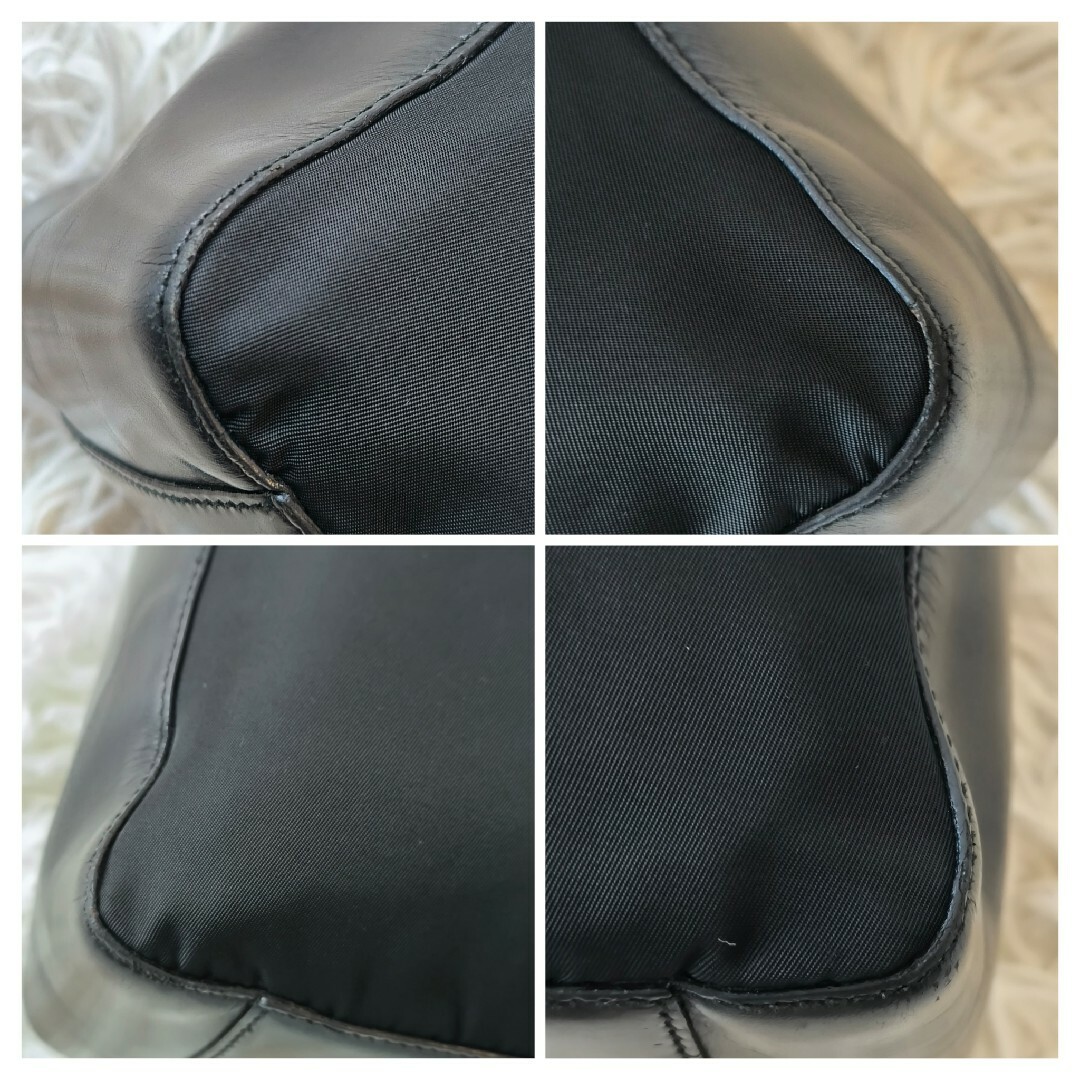 PRADA - PRADA プラダ ハンドバッグ トート 三角ロゴ ナイロン PRADA - PRADA プラダ ハンドバッグ トート 三角ロゴ ナイロン