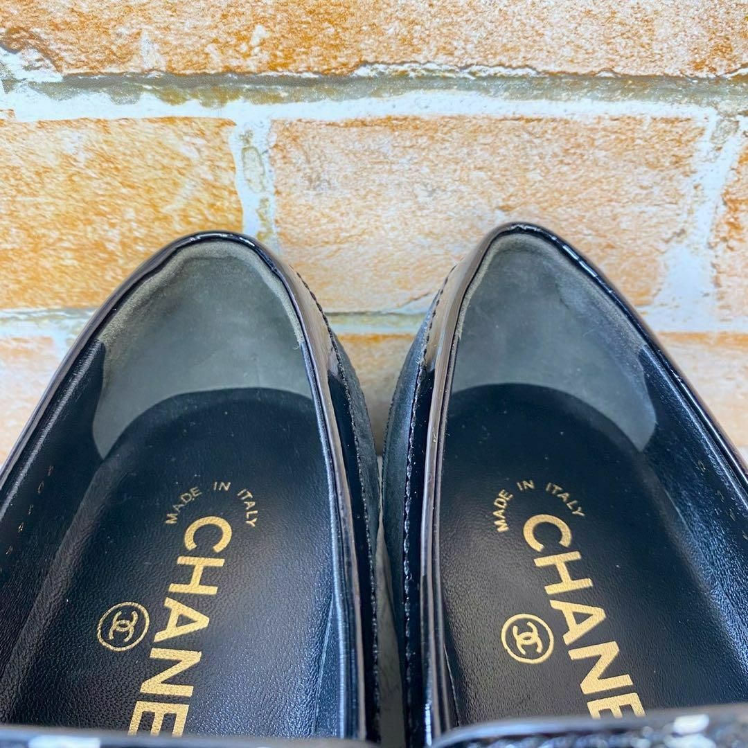 CHANEL - 【レディースブランド靴】シャネル レザーローファー CHANEL - 【レディースブランド靴】シャネル レザーローファー