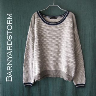 BARNYARDSTORM - バンヤードストーム◇モールロゴニットの通販 BARNYARDSTORM - バンヤードストーム◇モールロゴニットの通販