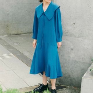 LE CIEL BLEU - 極美品◇ルシェルブルー ジオメトリック LE CIEL BLEU - 極美品◇ルシェルブルー ジオメトリック