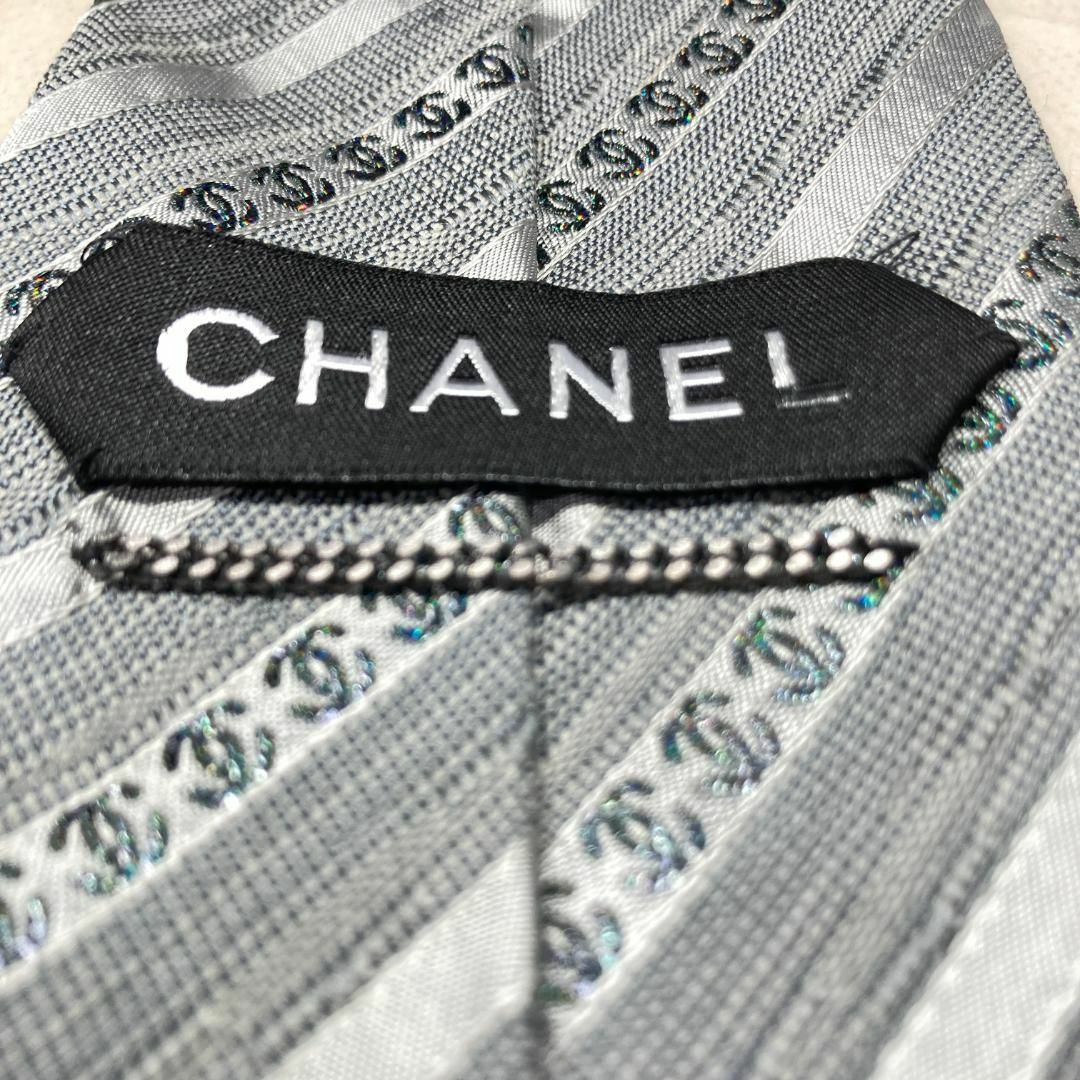 CHANEL - ☆CHANEL シャネル ☆ブランド ネクタイ シルク CHANEL - ☆CHANEL シャネル ☆ブランド ネクタイ シルク