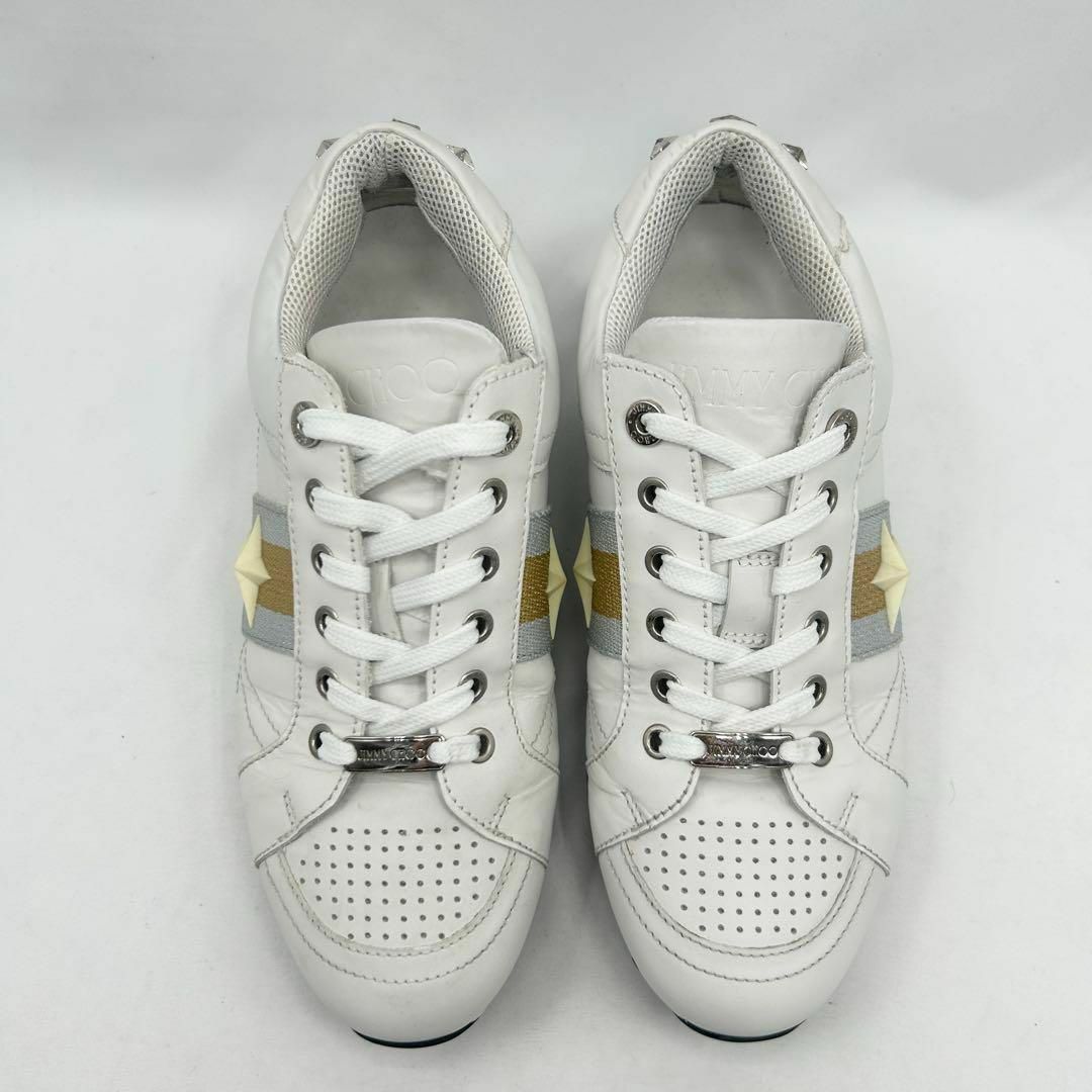 JIMMY CHOO - 【美品】JIMMY CHOO RAFI レザー スタッズ スター JIMMY CHOO - 【美品】JIMMY CHOO RAFI レザー スタッズ スター