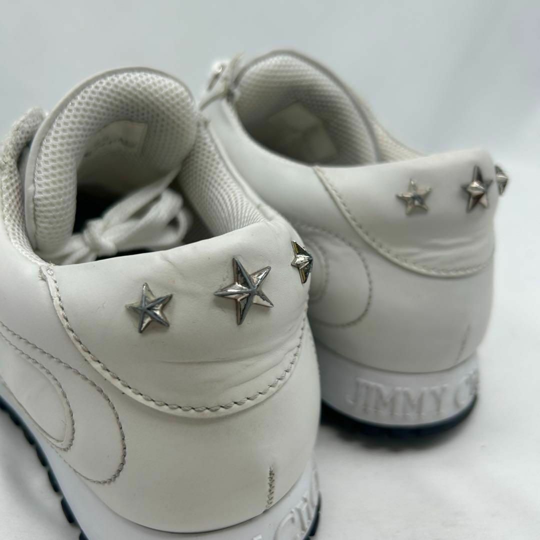 JIMMY CHOO - 【美品】JIMMY CHOO RAFI レザー スタッズ スター JIMMY CHOO - 【美品】JIMMY CHOO RAFI レザー スタッズ スター