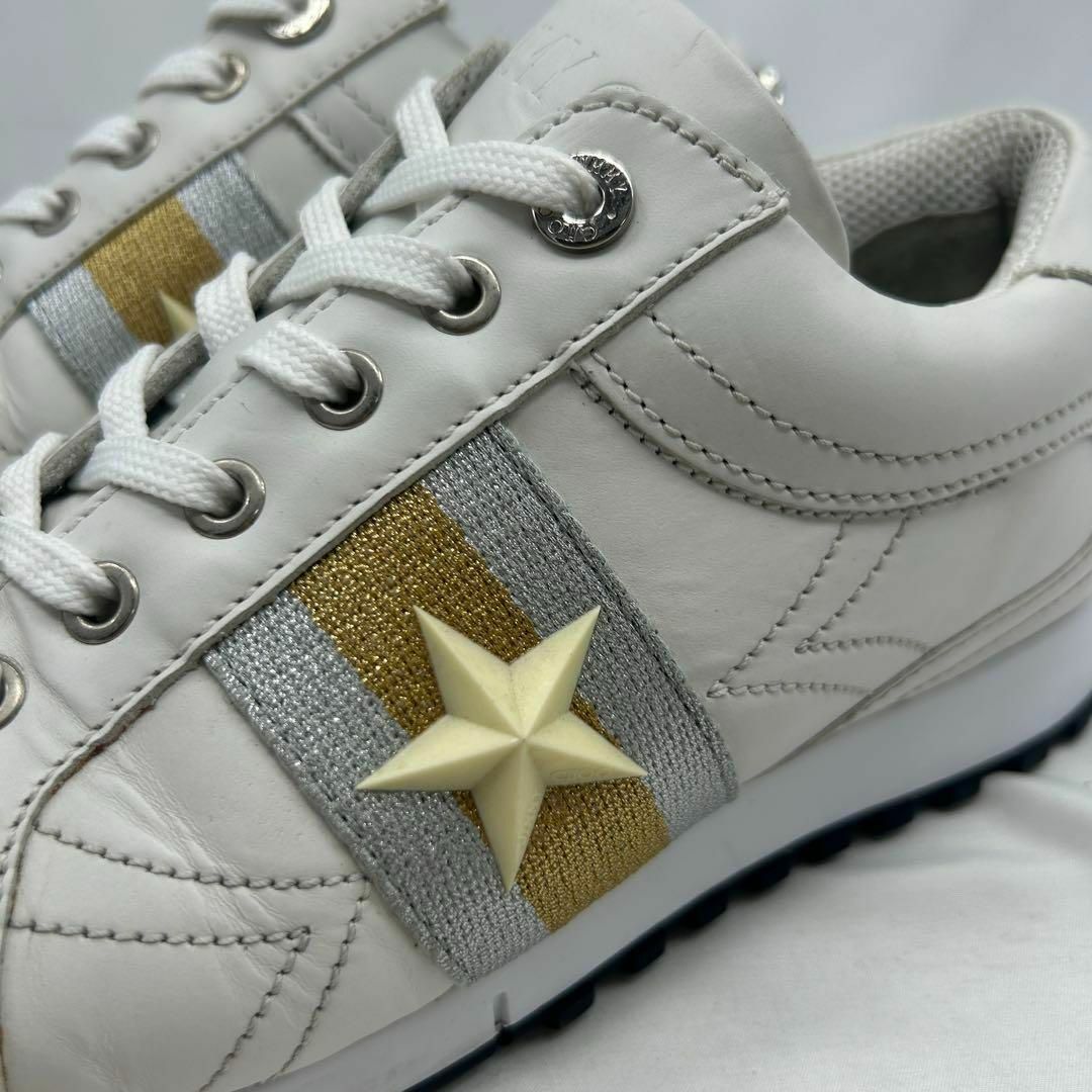 JIMMY CHOO - 【美品】JIMMY CHOO RAFI レザー スタッズ スター JIMMY CHOO - 【美品】JIMMY CHOO RAFI レザー スタッズ スター