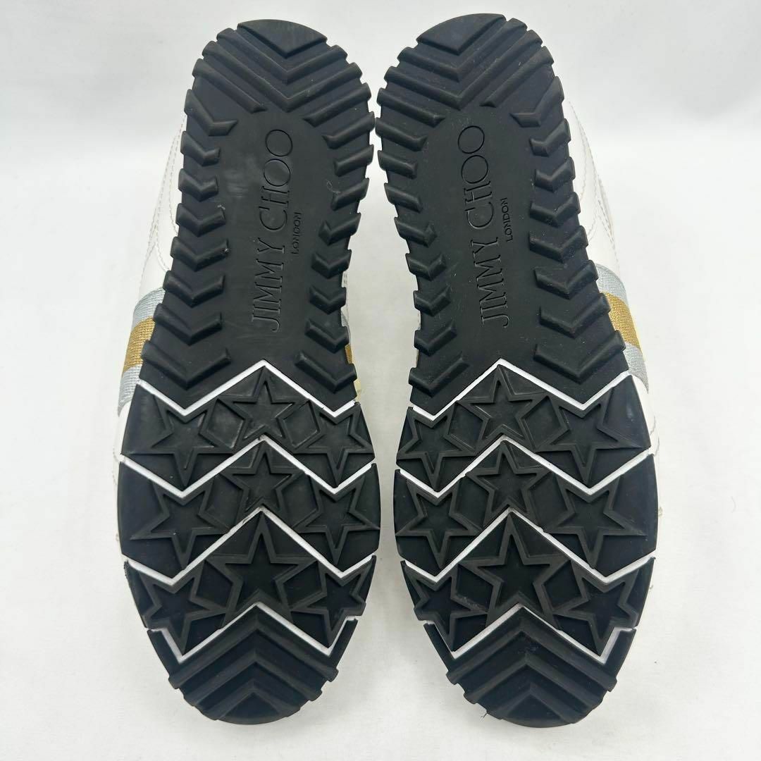 JIMMY CHOO - 【美品】JIMMY CHOO RAFI レザー スタッズ スター JIMMY CHOO - 【美品】JIMMY CHOO RAFI レザー スタッズ スター