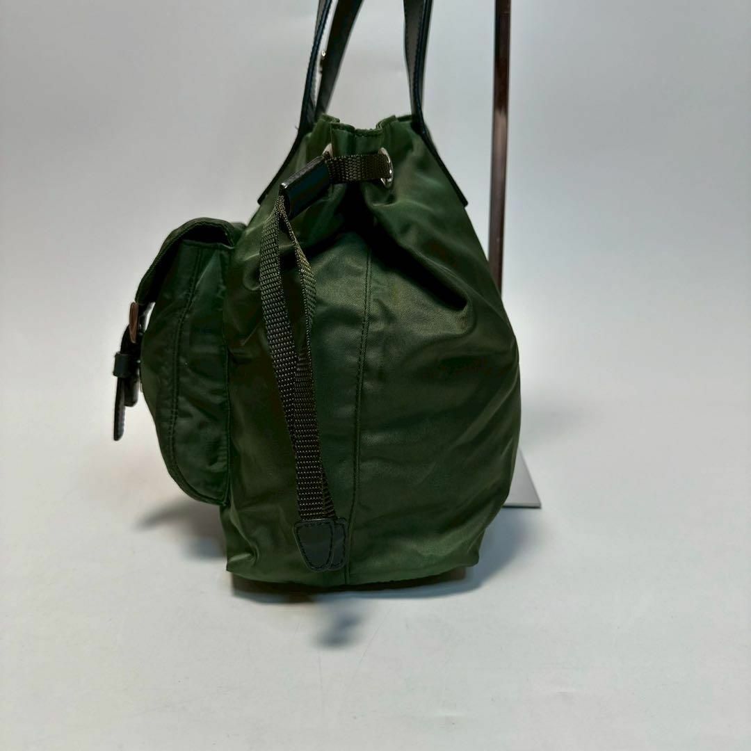 PRADA - m19 保存袋 Gカード付 プラダ 三角ロゴ ナイロン レザー PRADA - m19 保存袋 Gカード付 プラダ 三角ロゴ ナイロン レザー