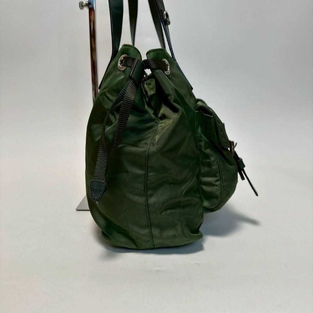 PRADA - m19 保存袋 Gカード付 プラダ 三角ロゴ ナイロン レザー PRADA - m19 保存袋 Gカード付 プラダ 三角ロゴ ナイロン レザー