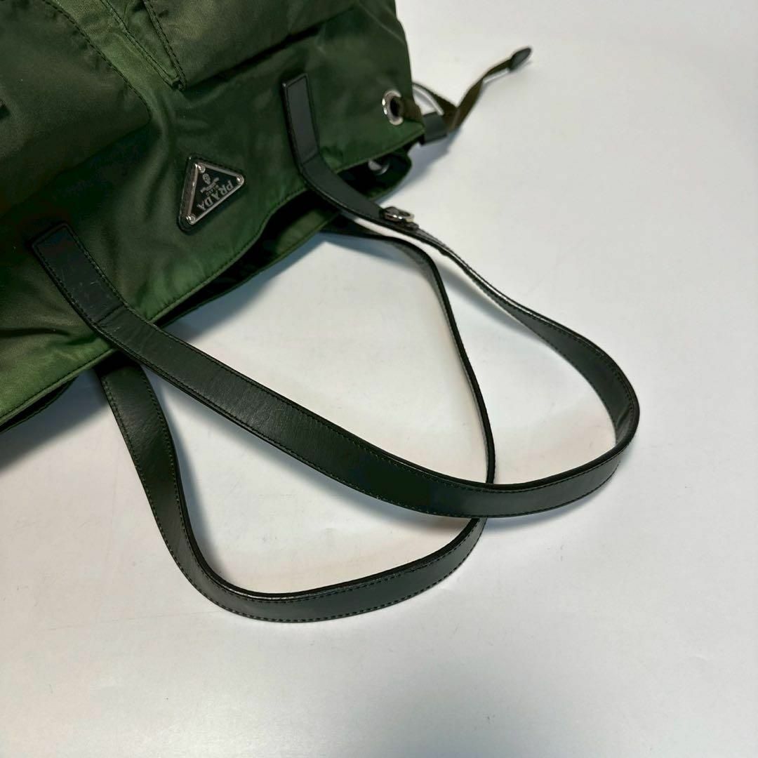 PRADA - m19 保存袋 Gカード付 プラダ 三角ロゴ ナイロン レザー PRADA - m19 保存袋 Gカード付 プラダ 三角ロゴ ナイロン レザー