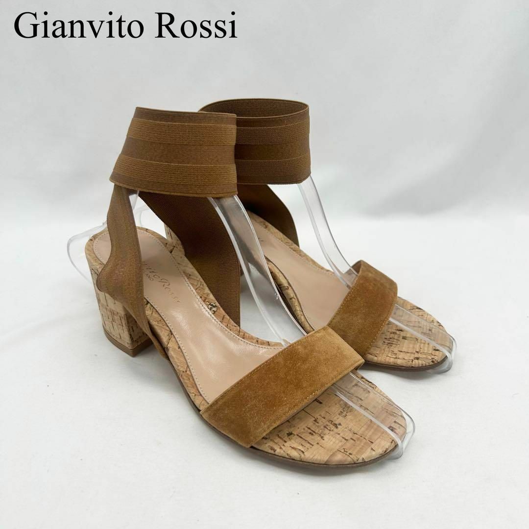 Gianvito Rossi - Gianvito Rossi サンダル バンド コルク パンプス 上品 大人