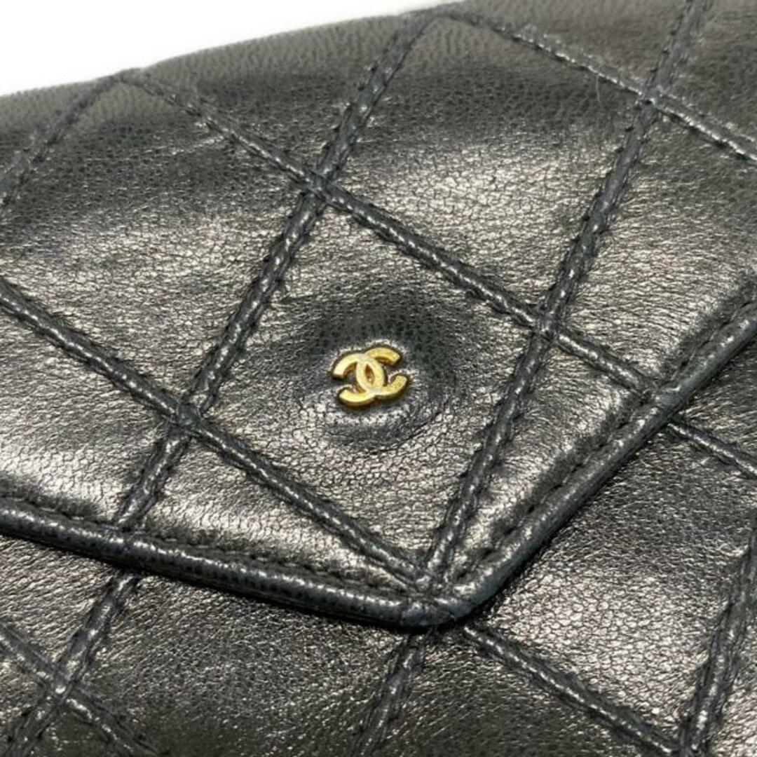 CHANEL - CHANEL(シャネル) コインケース ビコローレ 黒 レザー CHANEL - CHANEL(シャネル) コインケース ビコローレ 黒 レザー