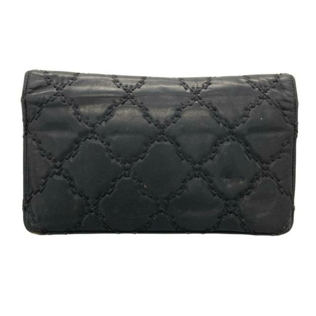 CHANEL - CHANEL(シャネル) 長財布 ワイルドステッチ 黒 ココ CHANEL - CHANEL(シャネル) 長財布 ワイルドステッチ 黒 ココ