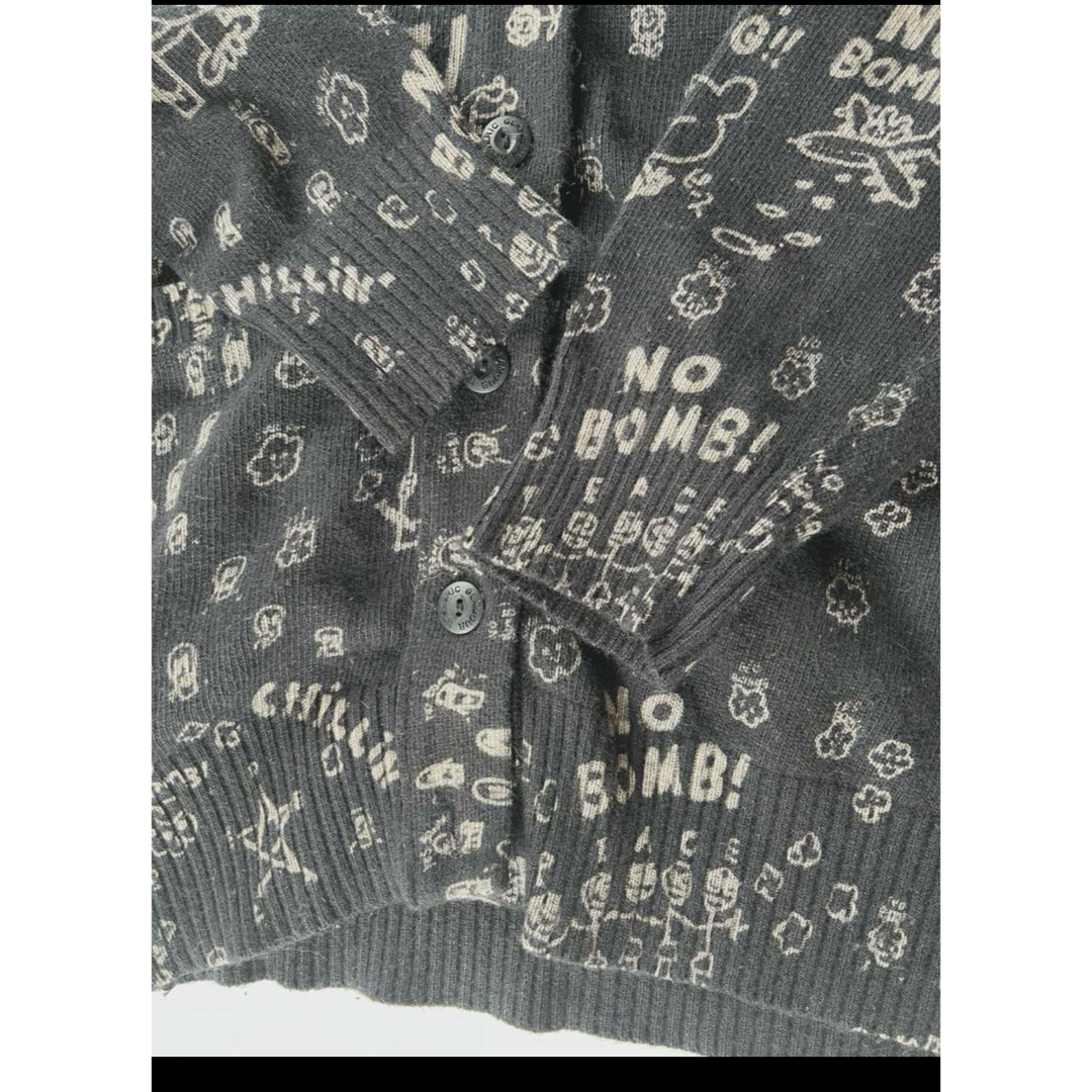 HYSTERIC GLAMOUR - HystericGlamour落書きうさぎカーディガン HYSTERIC GLAMOUR - HystericGlamour落書きうさぎカーディガン