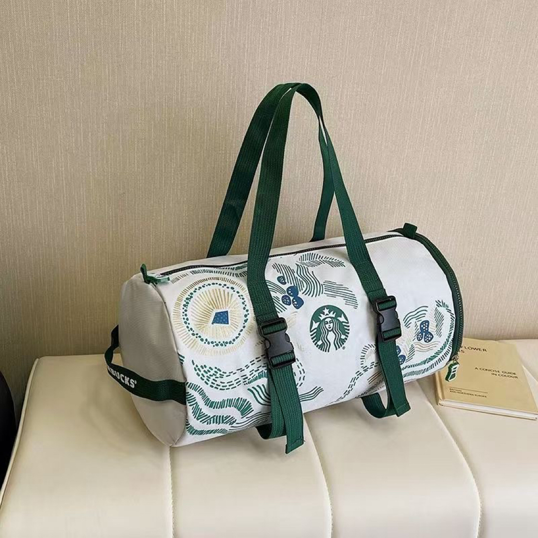 Starbucks - 海外限定スタバ ボストンバッグの通販 by ブロコリ Starbucks - 海外限定スタバ ボストンバッグの通販 by ブロコリ