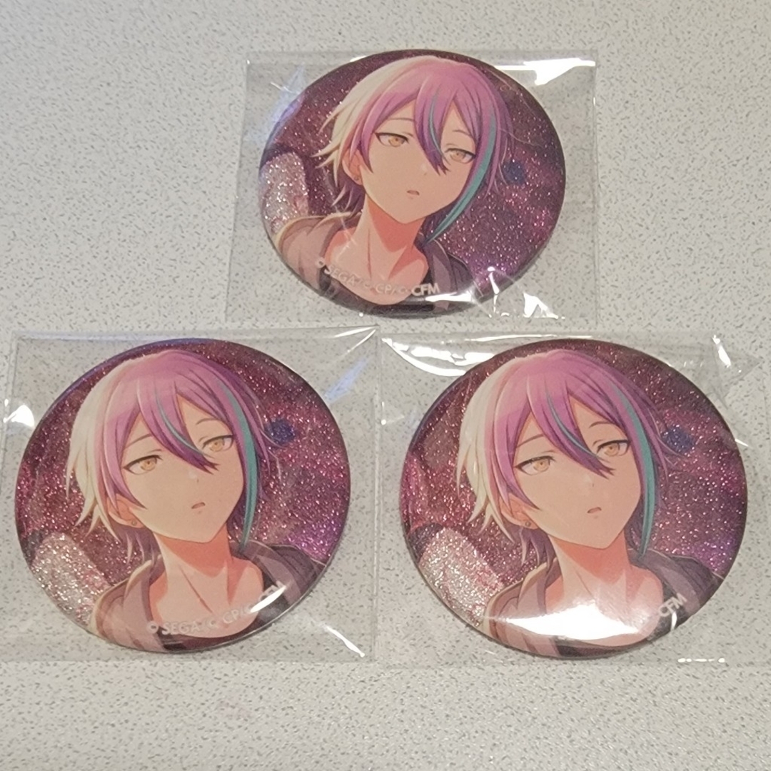 プロセカ プロジェクトセカイ グリッター缶バッジ 神代類 3個 エンタメ/ホビーのおもちゃ/ぬいぐるみ(キャラクターグッズ)の商品写真