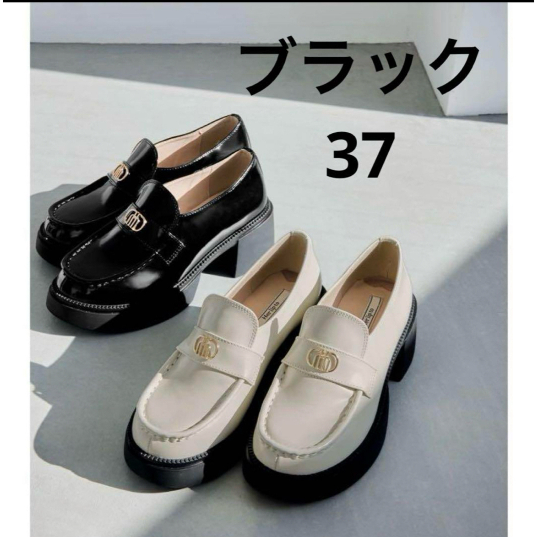 Her lip to - Herlipto Trois Logo Loafersの通販 by shop Her lip to - Herlipto Trois Logo Loafersの通販 by shop