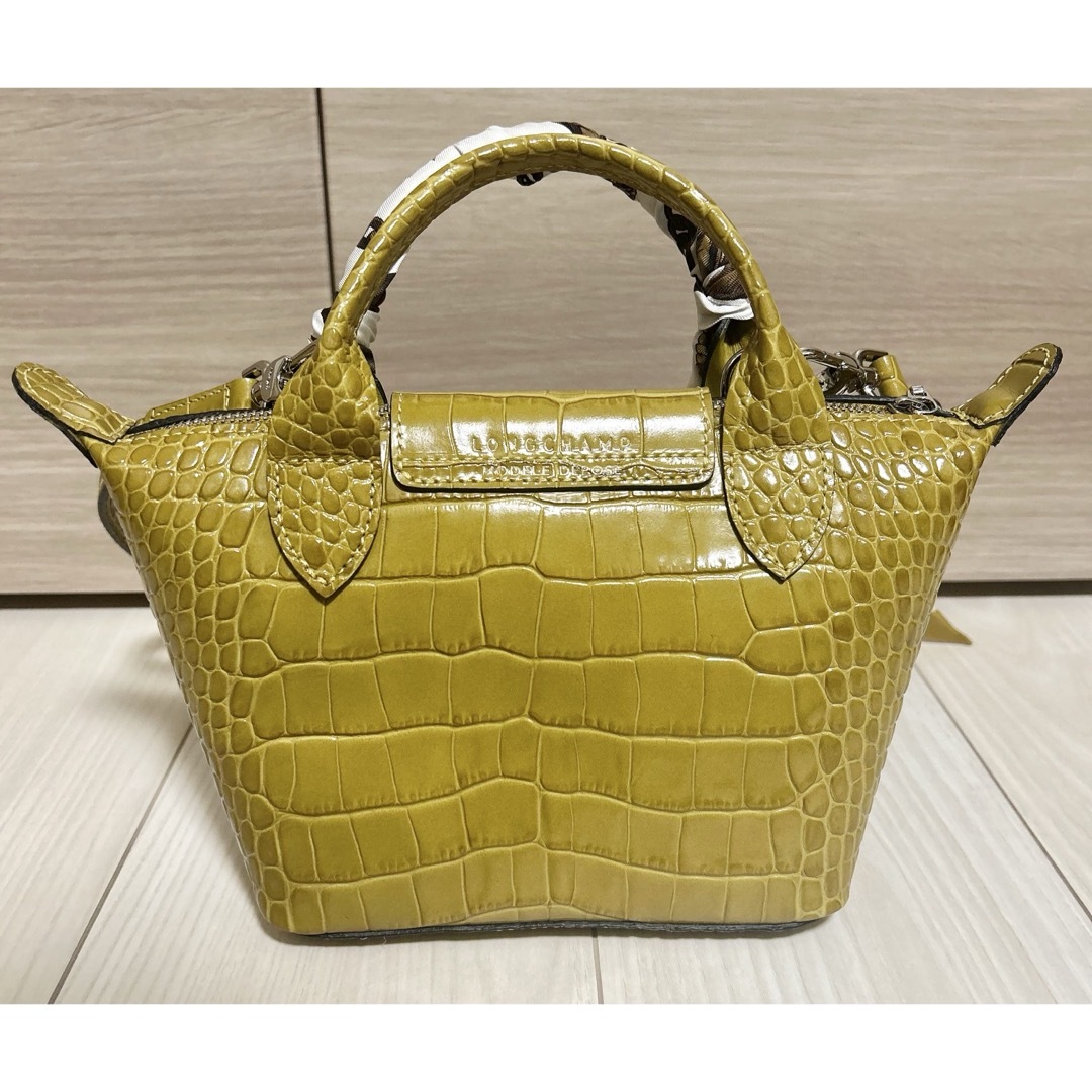 LONGCHAMP - 【美品】LONGCHAMP ルプリアージュ クロコ型押し LONGCHAMP - 【美品】LONGCHAMP ルプリアージュ クロコ型押し