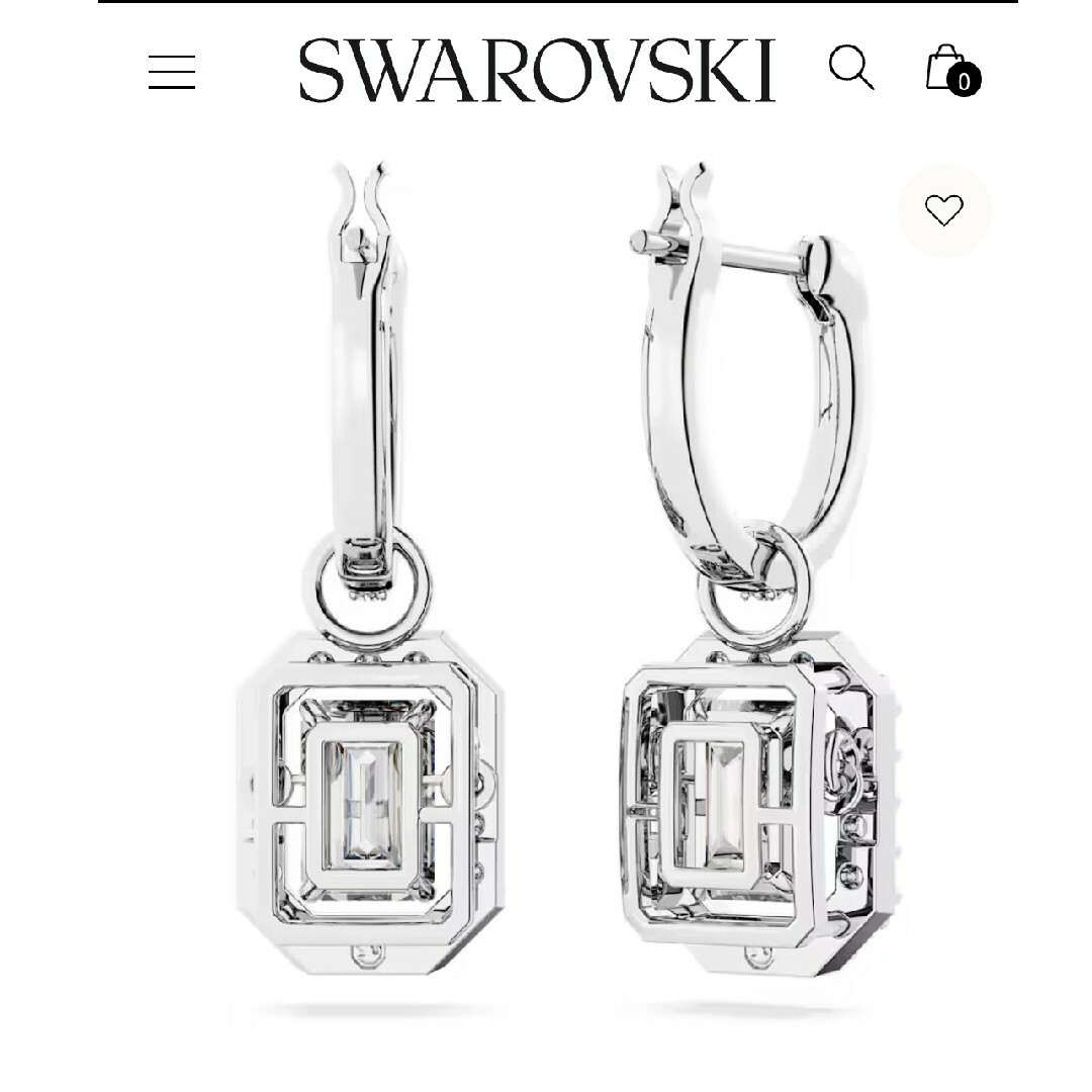 SWAROVSKI - スワロフスキー♥Swarovski Una ピアス オクタゴン SWAROVSKI - スワロフスキー♥Swarovski Una ピアス オクタゴン