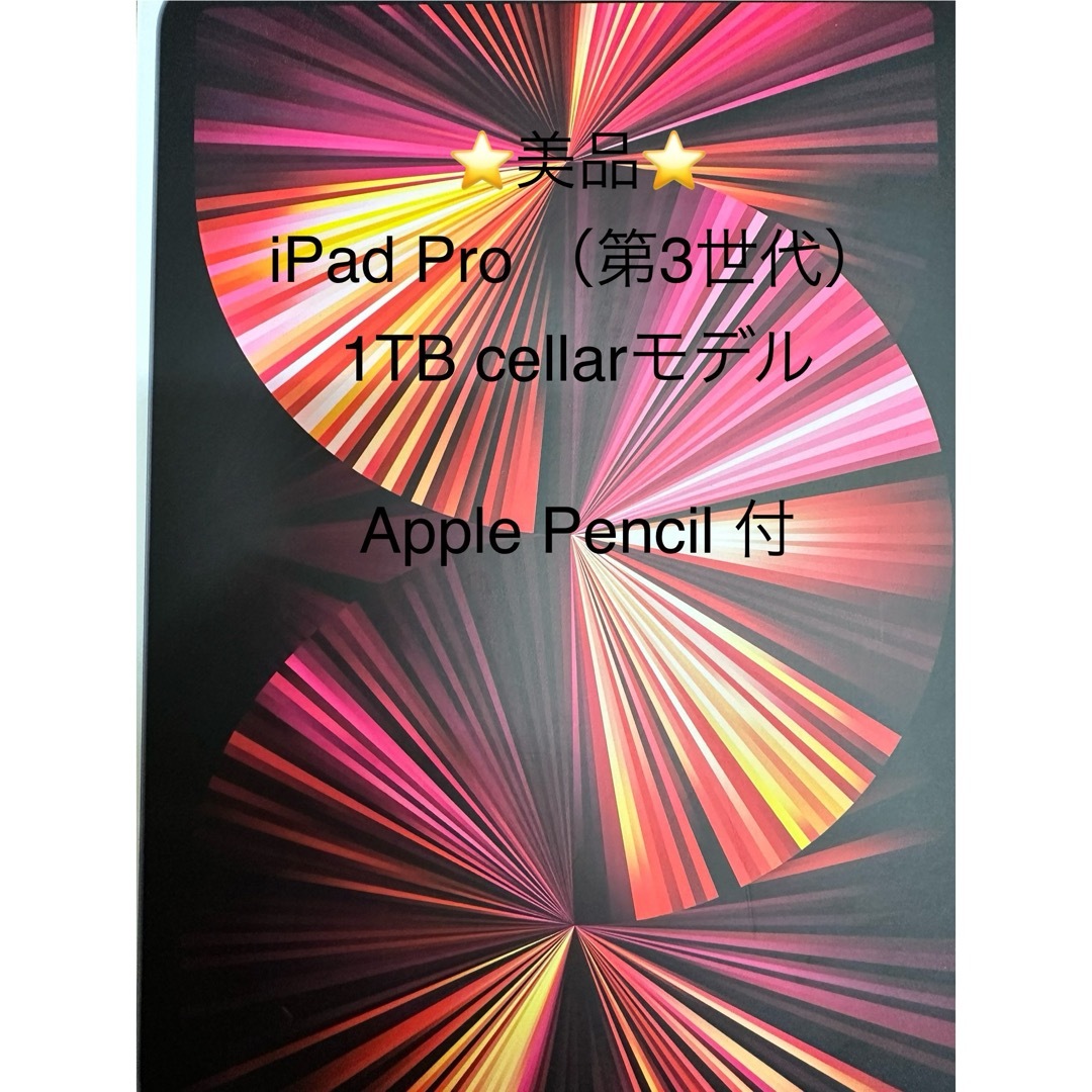iPad - iPad Pro 11 (第3世代) 1TB cellarモデル スペース iPad - iPad Pro 11 (第3世代) 1TB cellarモデル スペース
