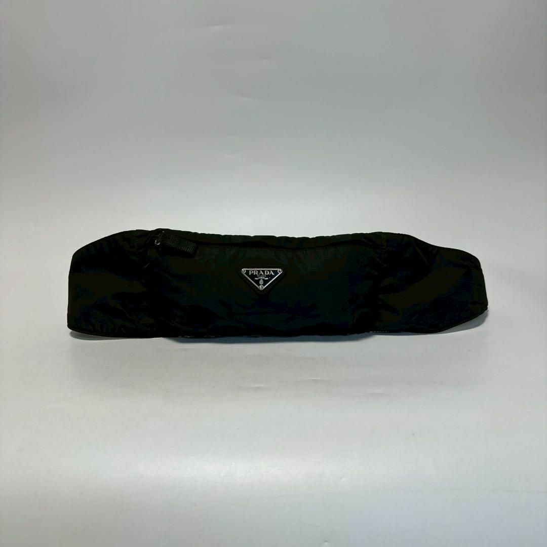 PRADA - m46【美品】プラダ 三角ロゴ ナイロン ブラック PRADA - m46【美品】プラダ 三角ロゴ ナイロン ブラック