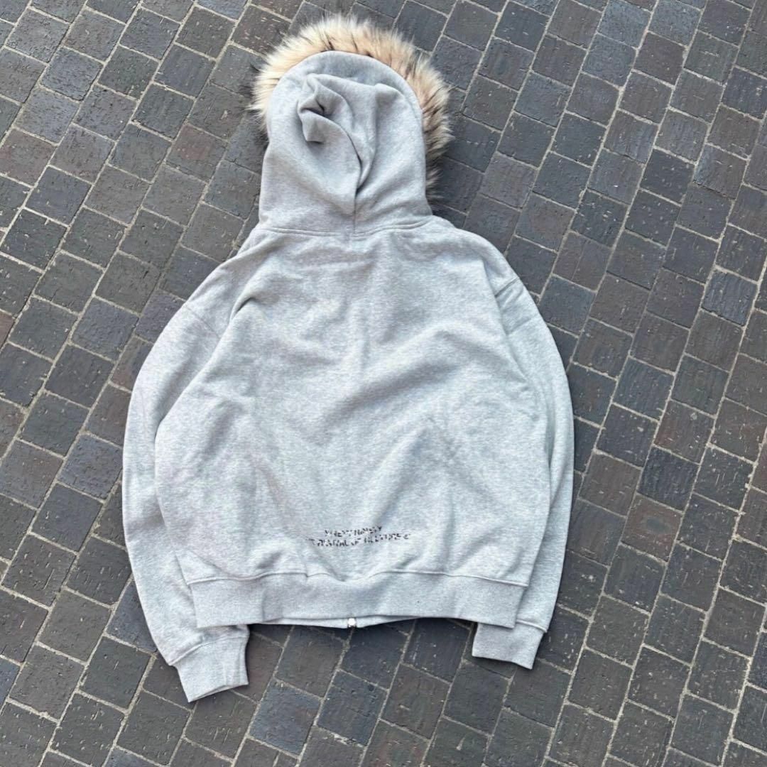 9090 girl 90 Logo Far Zip Hoodie grayの通販 by チョロ's shop 9090 girl 90 Logo Far Zip Hoodie grayの通販 by チョロ's shop