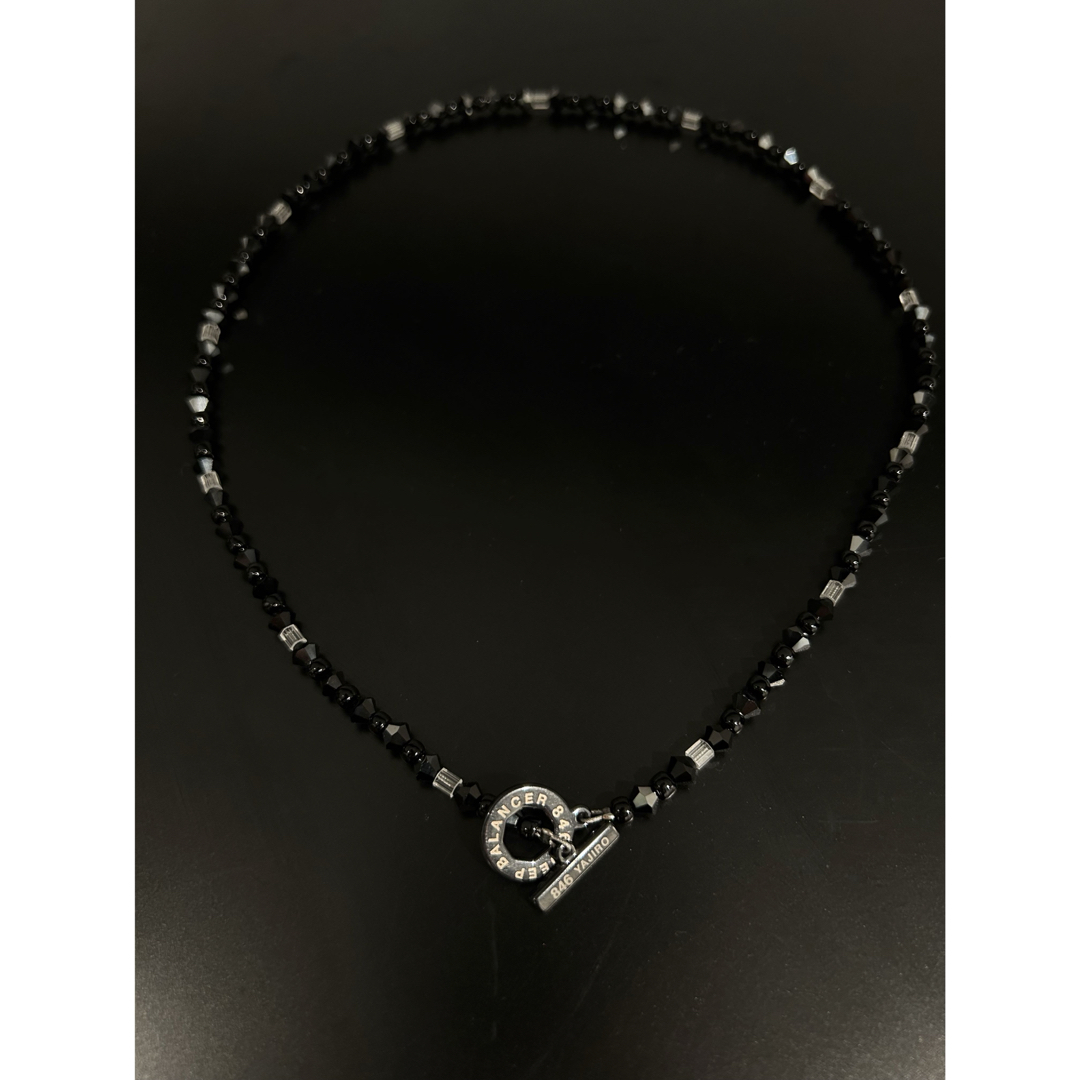 846ネックレス 4シリーズBLACK×BLACK【Lサイズ】の通販 by たい 846ネックレス 4シリーズBLACK×BLACK【Lサイズ】の通販 by たい