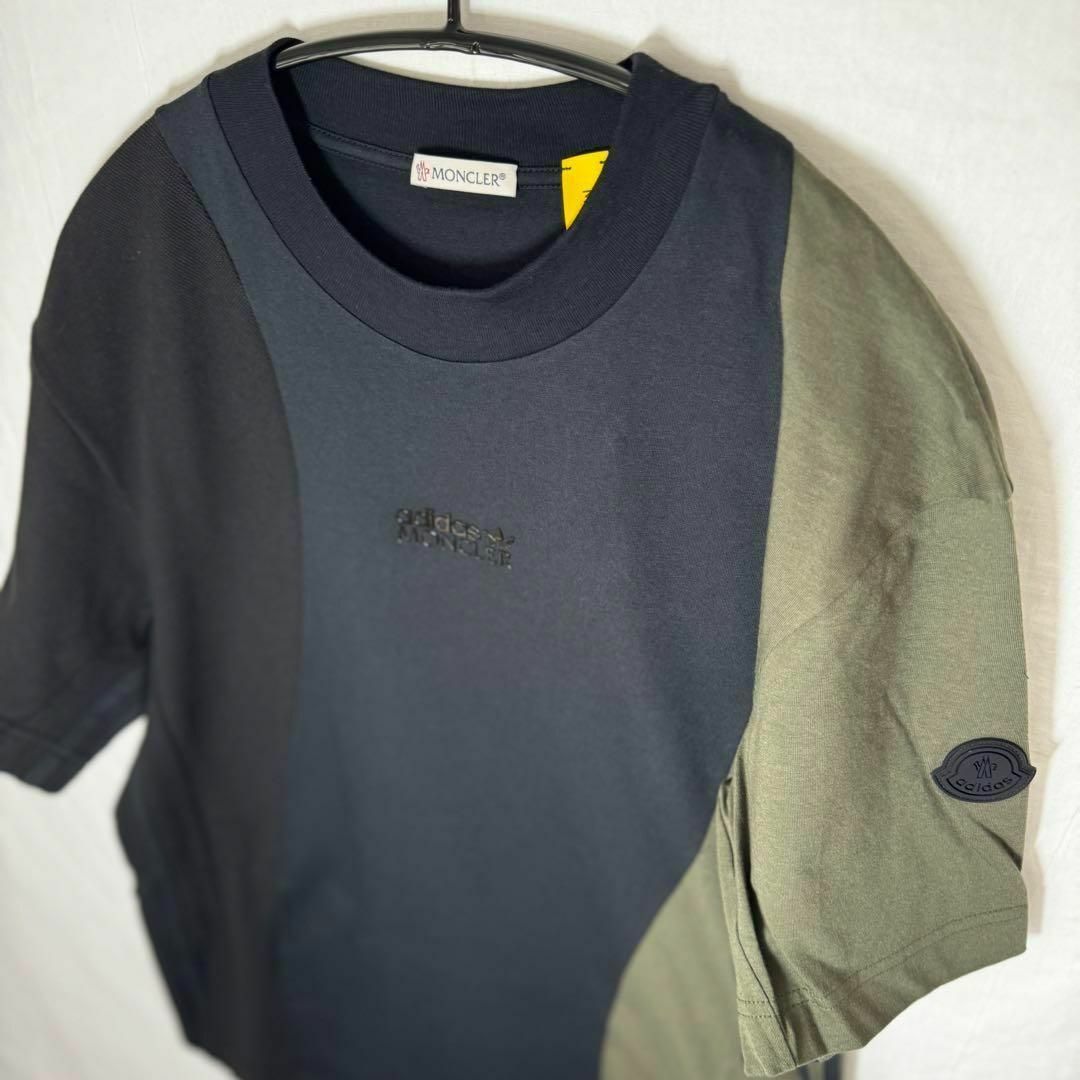 MONCLER - 【定価5.1万】Moncler Adidas コラボ Tシャツ カーキ MONCLER - 【定価5.1万】Moncler Adidas コラボ Tシャツ カーキ