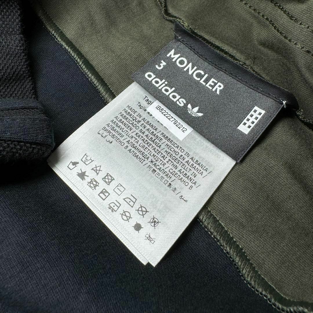 MONCLER - 【定価5.1万】Moncler Adidas コラボ Tシャツ カーキ MONCLER - 【定価5.1万】Moncler Adidas コラボ Tシャツ カーキ
