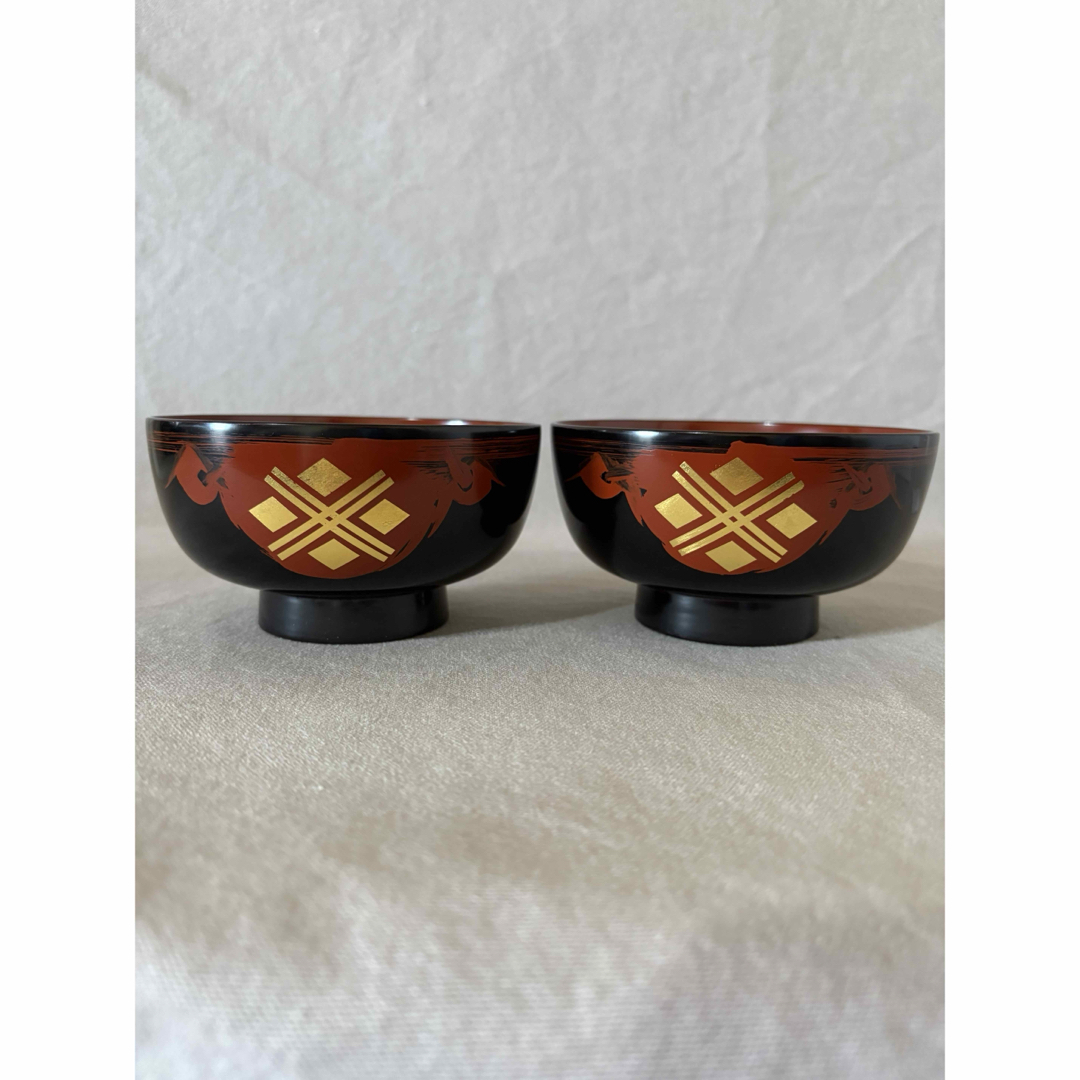 未使用・美品】秀衡塗 汁椀〈上・黒・2客〉丸三漆器☆天然木 未使用・美品】秀衡塗 汁椀〈上・黒・2客〉丸三漆器☆天然木