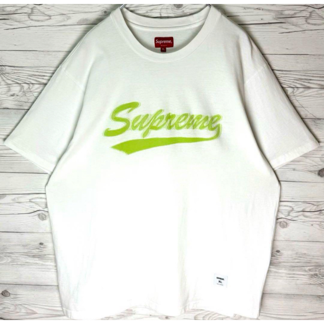 Supreme - Supreme Tシャツ XL ホワイト グリーン 白 緑の通販 Supreme - Supreme Tシャツ XL ホワイト グリーン 白 緑の通販