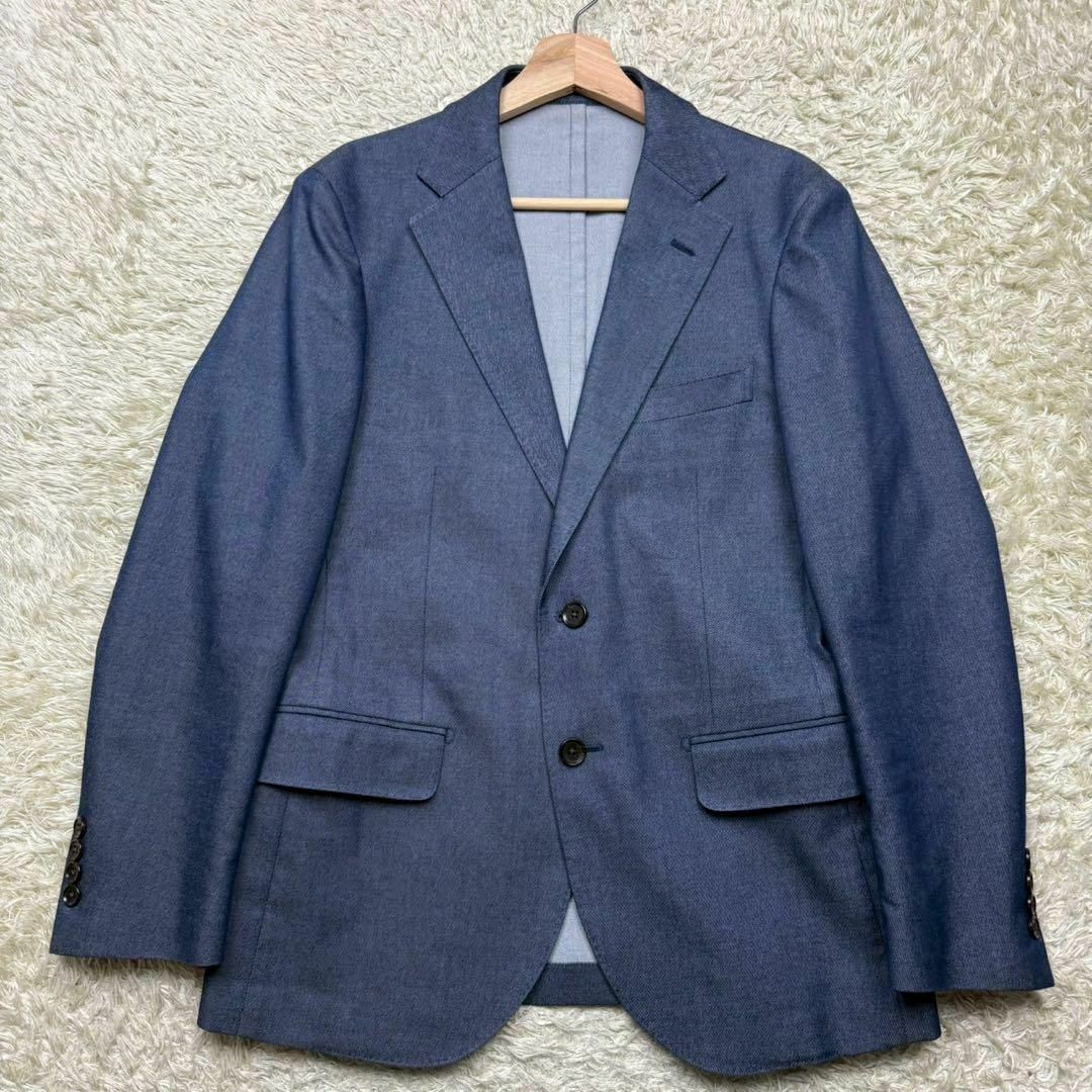 BEAMS - 【美品】ビームス デニム調 テーラードジャケット BEAMS - 【美品】ビームス デニム調 テーラードジャケット