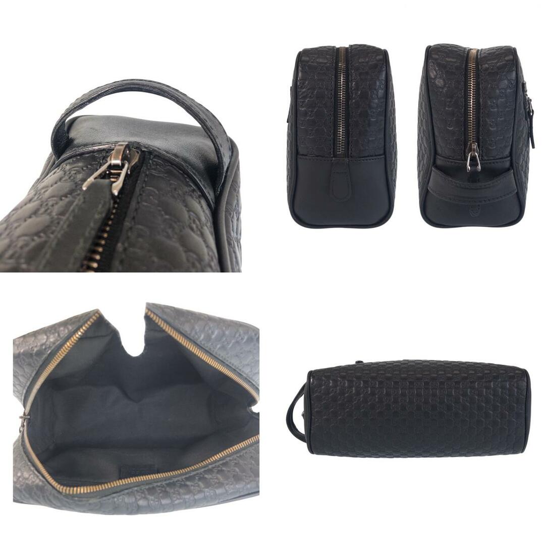 GUCCI - 美品 GUCCI グッチ マイクログッチシマ ブラック 黒 GUCCI - 美品 GUCCI グッチ マイクログッチシマ ブラック 黒