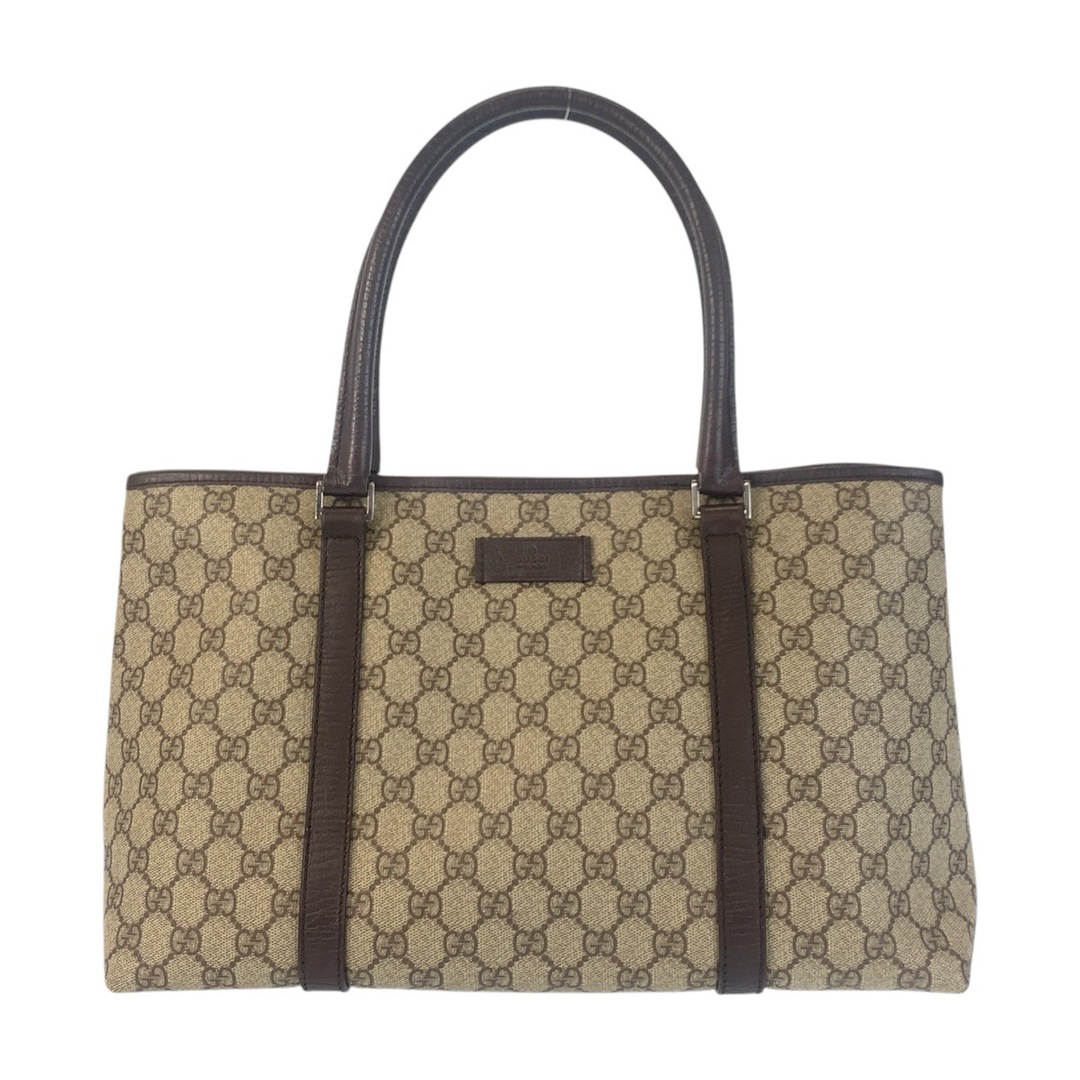 GUCCI - GUCCI グッチ ベージュ ブラウン GGスプリーム GUCCI - GUCCI グッチ ベージュ ブラウン GGスプリーム