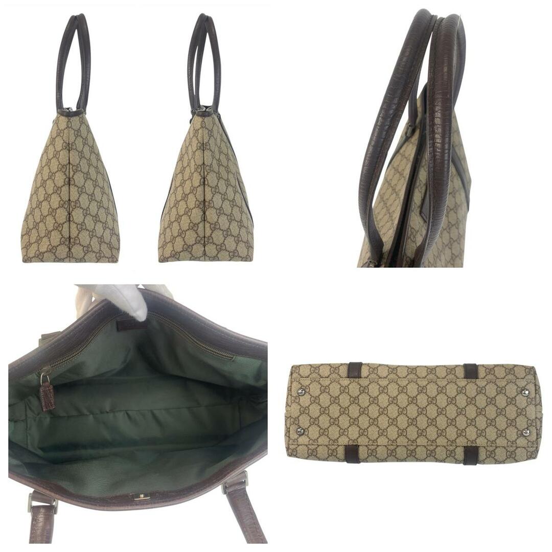 GUCCI - GUCCI グッチ ベージュ ブラウン GGスプリーム GUCCI - GUCCI グッチ ベージュ ブラウン GGスプリーム
