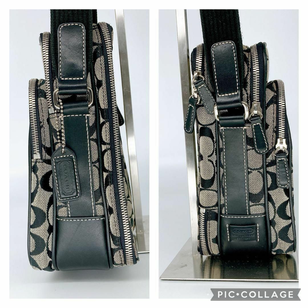 COACH - 美品 COACH コーチ ショルダーバッグ シグネチャー COACH - 美品 COACH コーチ ショルダーバッグ シグネチャー