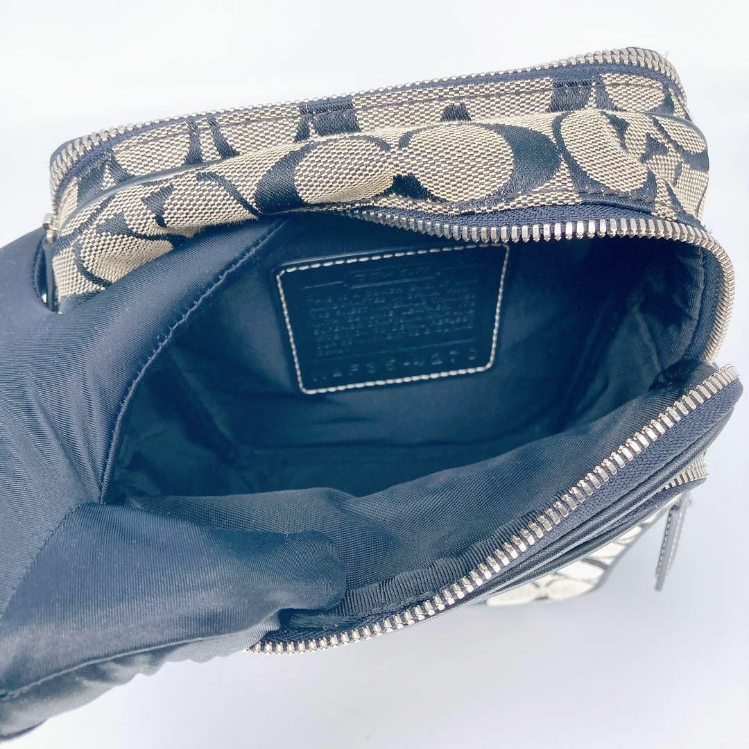 COACH - 美品 COACH コーチ ショルダーバッグ シグネチャー COACH - 美品 COACH コーチ ショルダーバッグ シグネチャー