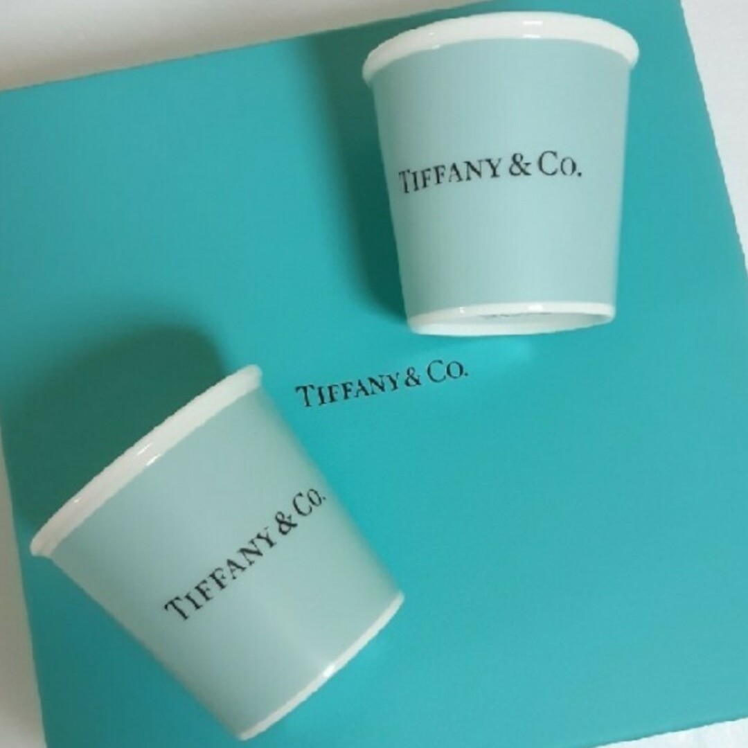 Tiffany & Co. - ティファニー エスプレッソW ペーパー カップ Tiffany & Co. - ティファニー エスプレッソW ペーパー カップ