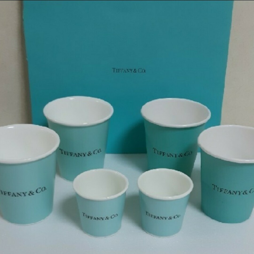 Tiffany & Co. - ティファニー エスプレッソW ペーパー カップ Tiffany & Co. - ティファニー エスプレッソW ペーパー カップ