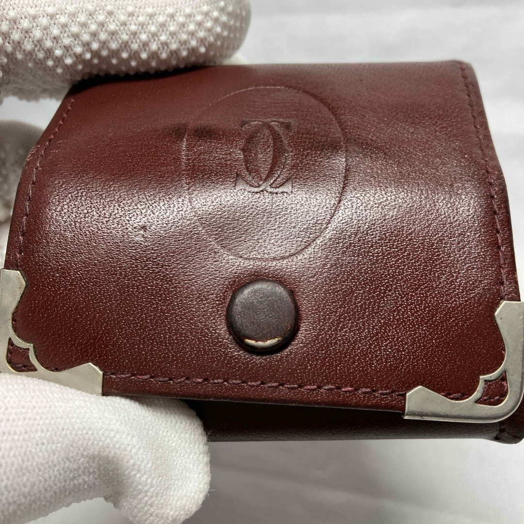 Cartier - Cartier カルティエ コインケース 小銭入れ ボルドー Cartier - Cartier カルティエ コインケース 小銭入れ ボルドー