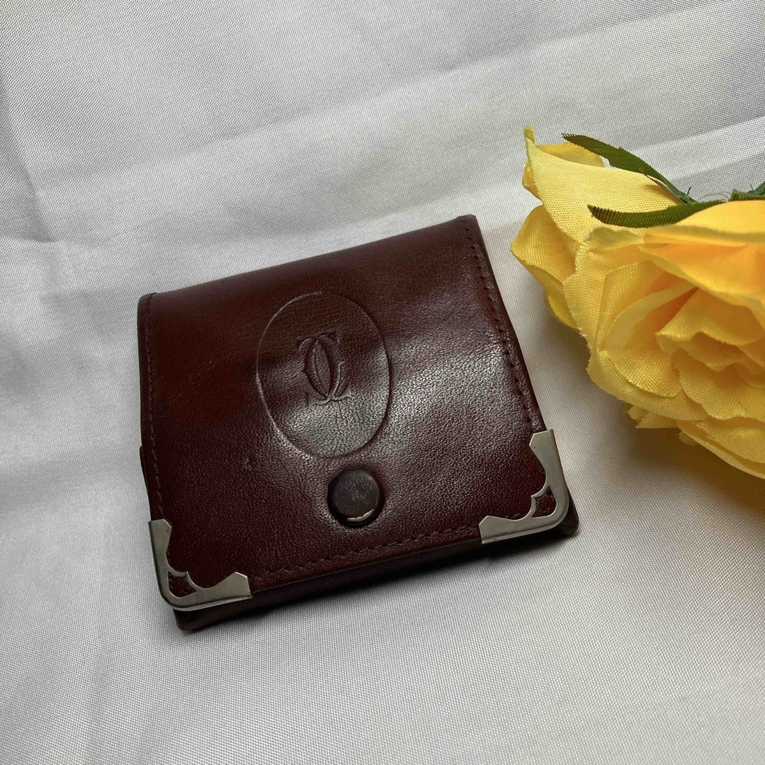 Cartier - Cartier カルティエ コインケース 小銭入れ ボルドー Cartier - Cartier カルティエ コインケース 小銭入れ ボルドー