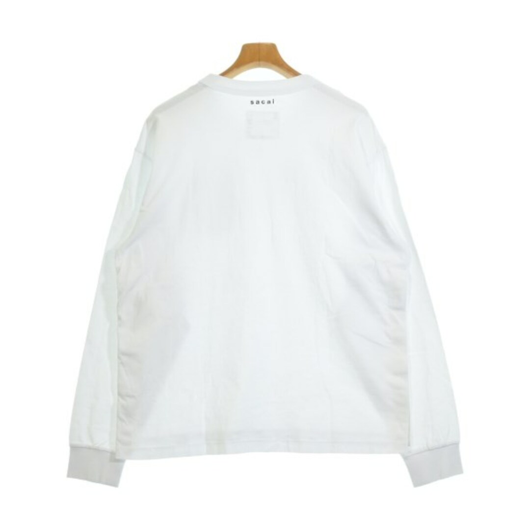 sacai - sacai サカイ Tシャツ・カットソー 3(L位) 白(レース sacai - sacai サカイ Tシャツ・カットソー 3(L位) 白(レース