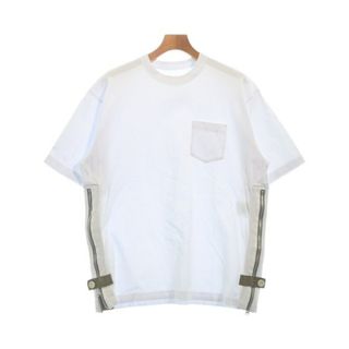 sacai - sacai サカイ Tシャツ・カットソー 3(L位) 白 【古着 sacai - sacai サカイ Tシャツ・カットソー 3(L位) 白 【古着
