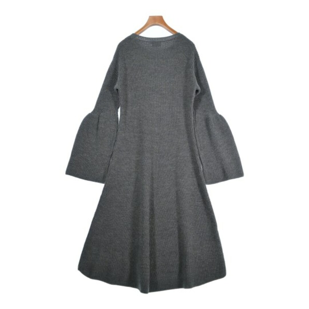 LANVIN en Bleu - LANVIN en bleu ワンピース 38(M位) グレー LANVIN en Bleu - LANVIN en bleu ワンピース 38(M位) グレー