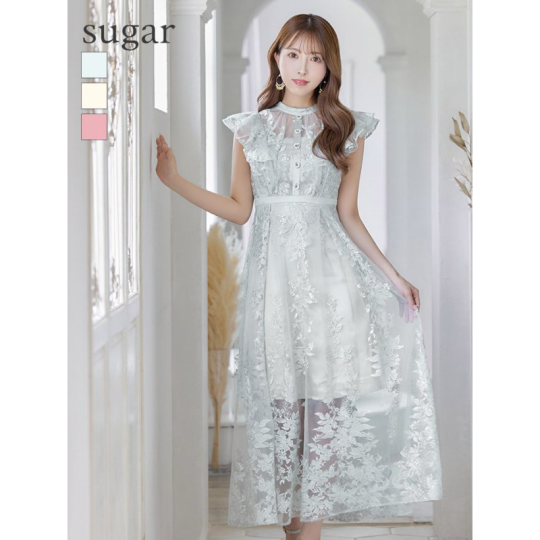 ROBE - DE2641*スパンコール織レースマキシドレスsvLの通販 by ROBE - DE2641*スパンコール織レースマキシドレスsvLの通販 by