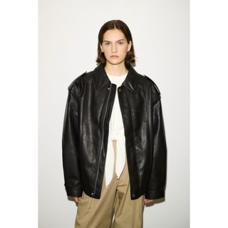 SLY - SLY VINTAGE F/LEATHER CROP ブルゾンの通販 by n&k SLY - SLY VINTAGE F/LEATHER CROP ブルゾンの通販 by n&k