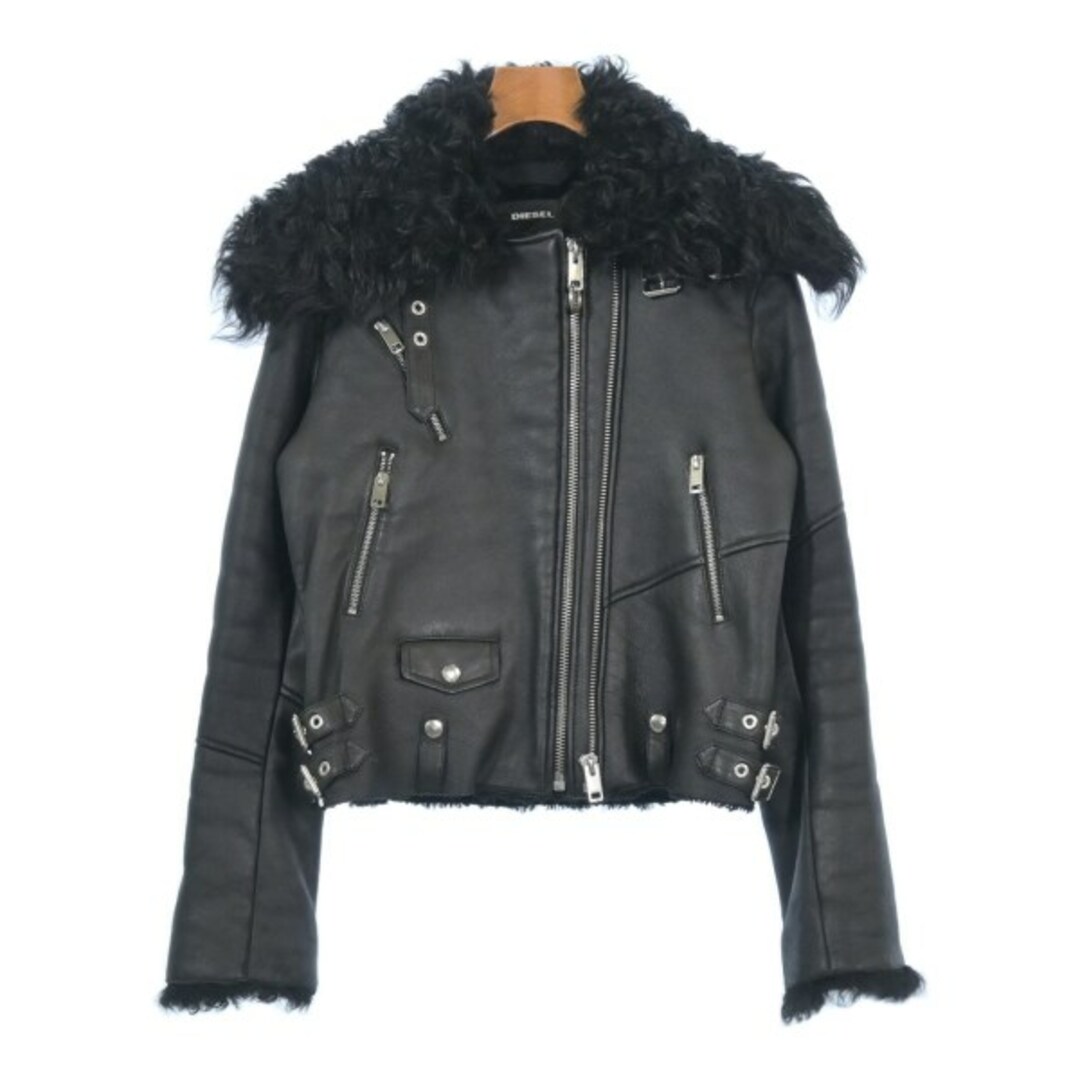 DIESEL - DIESEL ディーゼル ライダース S 黒 【古着】【中古 DIESEL - DIESEL ディーゼル ライダース S 黒 【古着】【中古